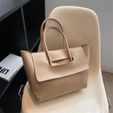 Weiyinxing Women Shoulder Bags 2024 New Large Capacity Handbags Simple Retro Tote Bags Solid Color Famous Brand High Quality Bags