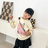 Weiyinxing Kids Waist Pack Children Chest Bag Cute Cartoon Dinosaur Print Coin Purse Boy Girl Fanny Chest Shoulder Messenger Bags