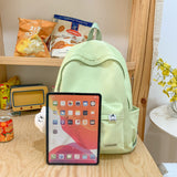 Weiyinxing Red Cute Laptop Trendy Female Travel Waterproof BookBag Fashion Women College Backpack Student Girl Kawaii Nylon School Bag