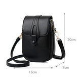 Weiyinxing Fashion Small Shoulder Bags for Women Retro PU Leather Crossbody Phone Messenger Bag Handbag Pouch Purses and Handbags
