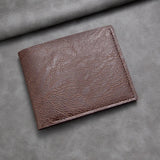 Weiyinxing PU Leather Men's Short Wallet Multi Card Slots Card Holder Horizontal Soft Money Clip Business Cash Purse Card Pocket