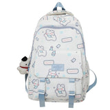 Weiyinxing Printing Kawaii Lady Waterproof Student Backpack Cute Laptop Female Travel College BookBag Girl School Bag Women Fashion