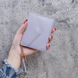 Weiyinxing Women Cute Pink Wallets Pocket Purse Card Holder Small Wallet Lady Female Fashion Short Coin Purse Money Bag