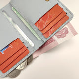 Weiyinxing Mini Wallet Short Style Ultrathin Large-capacity Card Purse Multi-card Slot Handbag Simple Fashion Multicolor Coin Purse