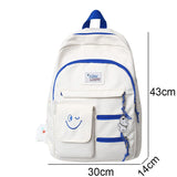 Weiyinxing Women Waterproof Trendy School Bag Female Cute Laptop College Backpack Girl Travel Book Backpack Fashion Lady Nylon Student Bags
