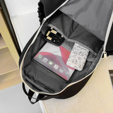 Weiyinxing Lady Student Bag Cool Female Laptop Leisure College Backpack New Girl Travel Book Backpack Fashion Women Nylon School Bag