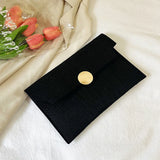 Weiyinxing Women Felt Wallet for Women Coin Purse  Large Capacity Fashion Small Coin Envelope Bag Wallet Closure Solid candy colors Handbag