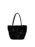 Weiyinxing Sequined Sparkly Chain Crossbody Bags for Women Spring Trendy Hasp Design Casual Tote Bag Female Small Handbag