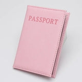 Weiyinxing Fashion New PU Women Passport Holder Couple Models Girls Travel Passport Cover Unisex Card Case Man Card Holder Wallet