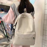 Weiyinxing Women Waterproof Nylon School Bag Ladies Leisure College Backpack Fashion Girl Travel Book Female Laptop Student Backpack Trendy