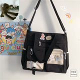Weiyinxing Canvas Women Handbags Shoulder Bags Nylon Ladies Tote Messenger Bag Oxford Handbag Cross body Bags for Girls Satchels