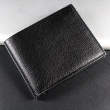 Weiyinxing Leather Slim Short Wallets for Men Card Holders Ultra-thin Money Clips Luxury Designer Mini Men Wallet Driving License Holder