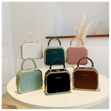 Weiyinxing Bags on Sale 2024 High Quality Westernized Minimalist and Versatile High-end Box Bag New Exquisite Chain Crossbody Bag