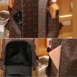 Weiyinxing Backpack For Women PVC Waterproof Shoulder Bag Pack Female Casual Anti-theft Rucksack Shopping Travel Girl School Bags