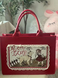 Weiyinxing Harajuku Lolita Red Tote Bag Women Gothic Vintage Large Capacity Y2k Hand Bag Ladies Sweet Cute Shoulder Bags Aesthetic