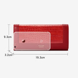 Weiyinxing Luxury Women's Wallets Long Wallet Female Leather Purse ID Card Holder Women Purses Ladies Clutch Phone Bag Purse