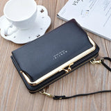 Weiyinxing Women's Handbags Pu Leather Bag For Woman 2024 Female Clutch Phone Bags Women Business Card Holder Wallet Shoulder Bag