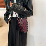 Weiyinxing Shaped Trend Crossbody Bag Halloween PU Rose Spider Sling Purses 2024 Novelty 3D Cartoon Cellphone Bag Y2K Gothic Satchel