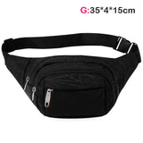 Weiyinxing Men'S Waist Bag Pack Messenger Bag Wallet Purse Reflective Sports Running Man Belt Pouch Canvas Designer Travel Shoulder Bag Man