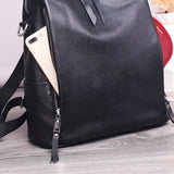 Weiyinxing Backpack Women Female Natural Leather Real Cowhide Ladies Backpack Bag High Quality Woman Black Bags School Backpacks