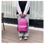 Weiyinxing Space Padded Women Backpacks Winter Down Cotton School Bags for Teenager Designer Travel Bag Female Big Purses 2024 New