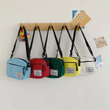 Weiyinxing Women's Bag Unisex Fanny Crossbody Bag Solid Color Leisure Trend Square Casual Shoulder Pack Harajuku Korean Style Handbag