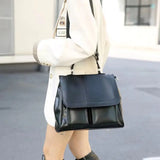 Weiyinxing Preppy Style White Backpack Women Vintage Harajuku Pu Leather Y2k Mochila Female High Street Casual Crossbody Bags Chic