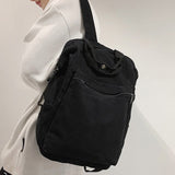 Weiyinxing Canvas Women Men Green Vintage College Backpack Fashion Ladies Male Travel Trendy Retro Book Bag Girl Boy Laptop School Bag