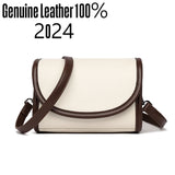 Weiyinxing Cowhide Women's Shoulder Bag High Quality Soft Leather Female Messenger Phone Bags Trendy Girl Shopping Bolsas And Wallet