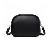 Weiyinxing Solid Color PU Leather Casual Crossbody Bag Women Shell Purse and Handbag Lady Luxury Design Small Shoulder Messenger Bags