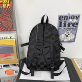 Weiyinxing Women Plaid Leisure School Bag Girl Travel Laptop Student Backpack Female Teenager Book Bags Ladies Nylon College Packet Fashion