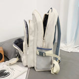 Weiyinxing High Capacity Male Female Nylon College Set Bag Cool Lady Backpack Men Women Book Bag Girl Boy Travel School Backpack