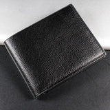 Weiyinxing Men's Wallet Genuine Leather Men Wallets Premium Product Real Cowhide Wallets for Man Short Black Walet Portefeuille Homme