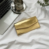 Weiyinxing Women Long Patent Leather Wallets Purses Female Handbags Coin Purse Cards Holder ID Holder Foldable Wallet Lady Clutch