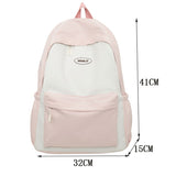 Weiyinxing Quality Solid Color Women Backpack Cool Men Travel Bookbag Large Capacity School Bag Teenagers Cute Mochila