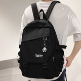 Weiyinxing Male Women Travel Book Bag Female College Backpack Girl Boy Nylon School Bag Lady Men Laptop Student Packet Fashion Teenager