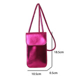 Weiyinxing Women Bags Pu Wallets Solid Color Cell Phone Purse Lady Crossbody Shoulder Bag Handbag Female Money Bags Messenger Bag