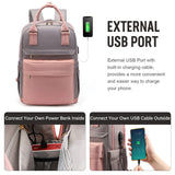 Weiyinxing Women's Travel Backpack Fashion USB Charging Laptop Lightweight Handbag School Bags For Girls Multifunctional Suitcase Backpacks