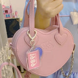 Weiyinxing Japanese Handbag For Girls Small Cell Phone Womens Shoulder Bag Female Kawaii Cute Heart Lolita Crossbody Bag Women 2024