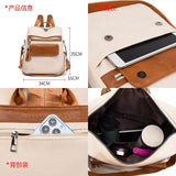 Weiyinxing Quality Pu Leather Woman Backpack Soft Vintage BagPack 2023 New Ladies Travel Rucksack