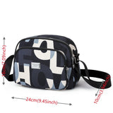 Weiyinxing Women's Oxford Crossbody Bag Small Luxury Designer Letter Shoulder Bags For Women Messenger Bag Summer Travel Bag Women's Wallet