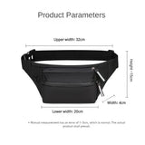 Weiyinxing Men Waterproof Belt Bag Fashion Chest Pack Male Waterproof Waist Bag Outdoor Sports Fanny Pack Men's Travel Shoulder Bags