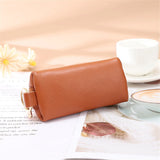 Weiyinxing Leather Key Holder Organizer Pouch Men Women Car Key Wallet House Keychain Housekeeper Key Case Zipper Bag Mini Card Bag