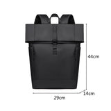 Weiyinxing Men Business Backpack Breathable Waterproof Notebook Briefcase Large Capacity Layered Storage Lightweight for Outdoor Activities