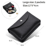 Weiyinxing Genuine Leather Coin Purse Zipper Small Wallets Card Holder Bag Portable Men Cowhide Money Purse Women Earphone Pouch