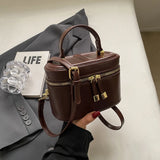 Weiyinxing High-Grade Sense Women Mini Crossbody Bags New Simple All-Match Soft Handle Handbag Lady Fashion Flap Bucket Bag