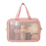 Weiyinxing Women Travel Storage Bag Cosmetic Bag Makeup Bag Travel Organizer Bags Waterproof Washbag Transparent Cosmetic Cases