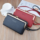 Weiyinxing Women's Handbags Pu Leather Bag For Woman 2024 Female Clutch Phone Bags Women Business Card Holder Wallet Shoulder Bag