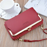 Weiyinxing Women's Handbags Pu Leather Bag For Woman 2024 Female Clutch Phone Bags Women Business Card Holder Wallet Shoulder Bag