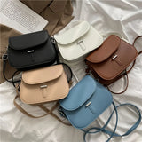 Weiyinxing Flap Saddle Bag For Women PU Leather Shoulder Messenger Bag Fashion Brands Crossbody Bag Luxury Lady Handbag Purse Bolsa